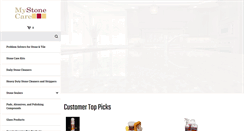 Desktop Screenshot of mystonecare.com